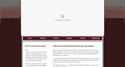 Desktop Screenshot of creativewiring.com